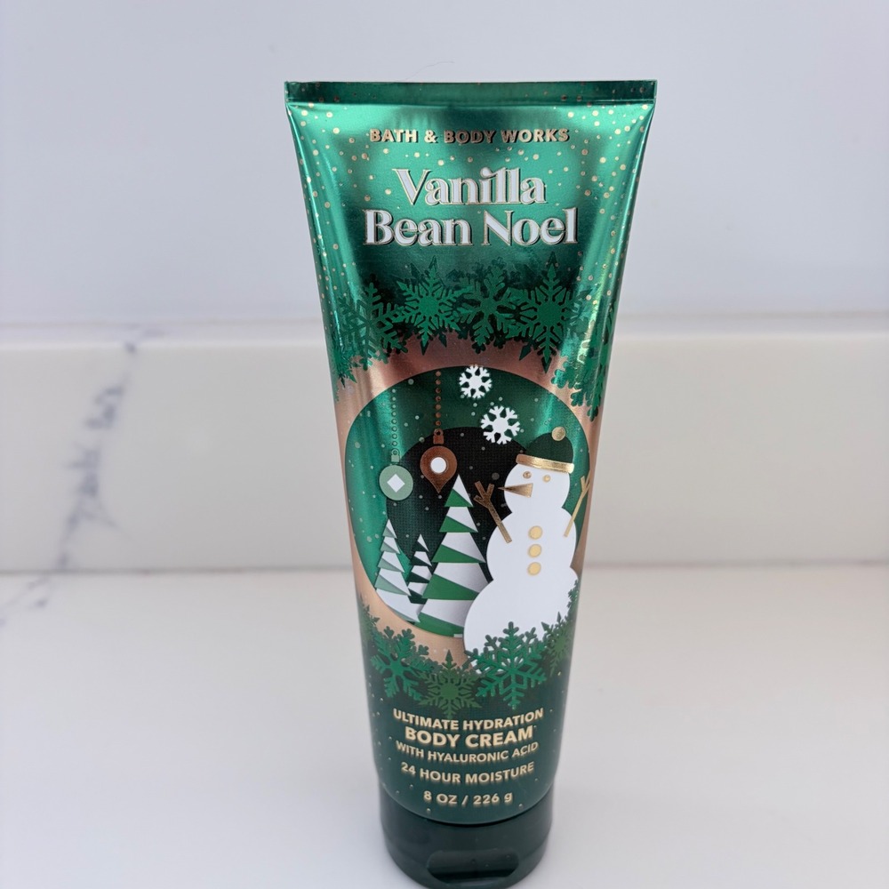 Bath & Body Works Vanilla Bean Noel Ultimate Hydration Body Cream 8oz New
